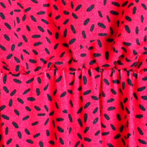 Gap | NWT Red Spaghetti Strap Red Blouson Midi Dress - Picture 5 of 5